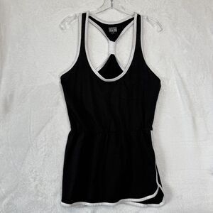 Converse One Star Black Athletic Mini Dress Black with White Trim Athleisure